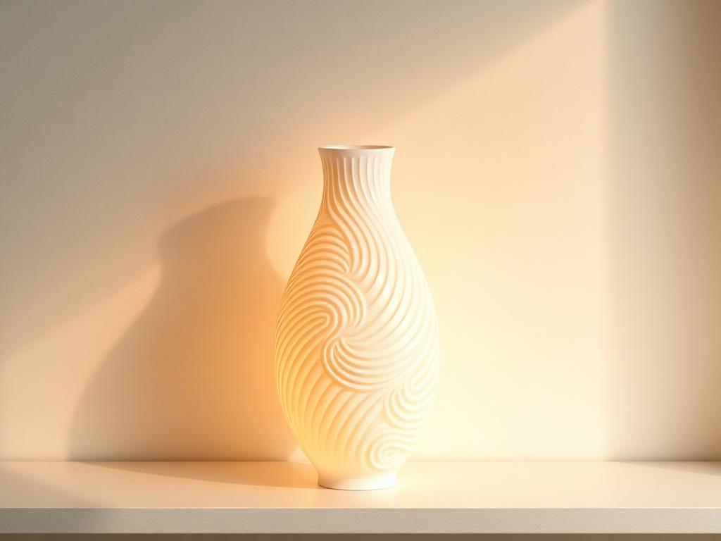 3D printed spiral vase