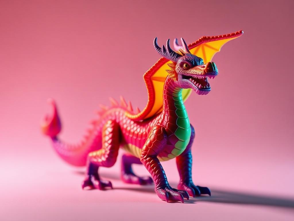 Articulated 3D printed dragon